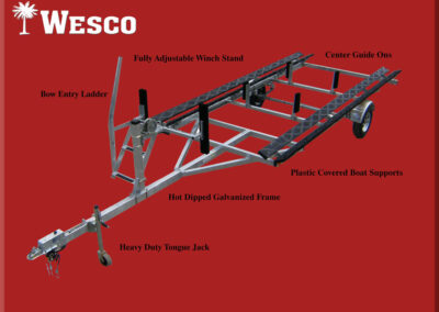 Wesco Pontoon Trailer